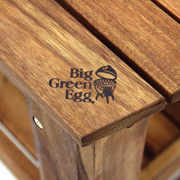 Big Green Egg 118264 Solid Table, Acacia Wood, Brown, For: XL Eggs