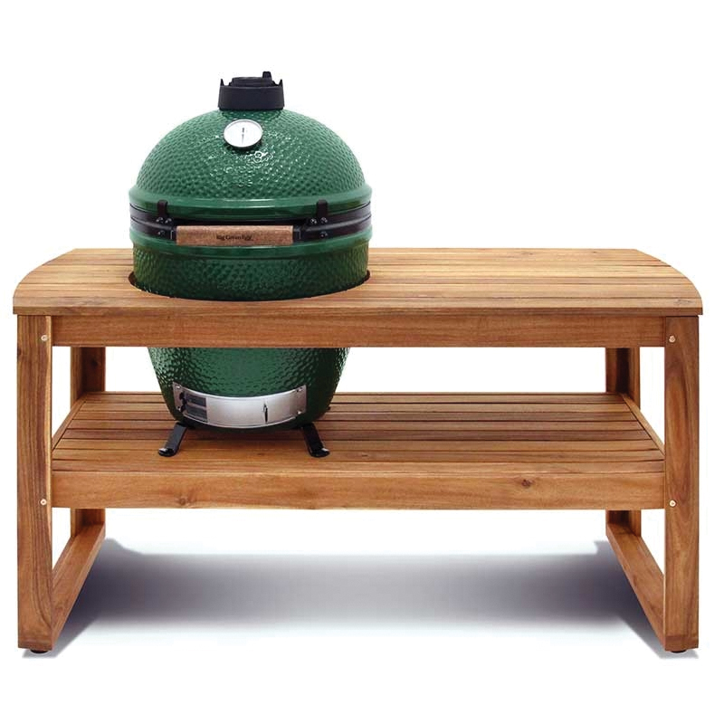 Big Green Egg 118264 Solid Table, Acacia Wood, Brown, For: XL Eggs