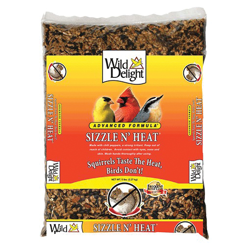 Wild Delight Sizzle N’ Heat 372050 Sunflower Kernel Wild Bird Food, 5 lb, Blended, Bag