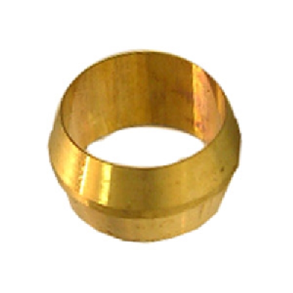 Lasco 17-6010U Pipe Sleeve, 1/4 in Compression, Brass, 40/BAG