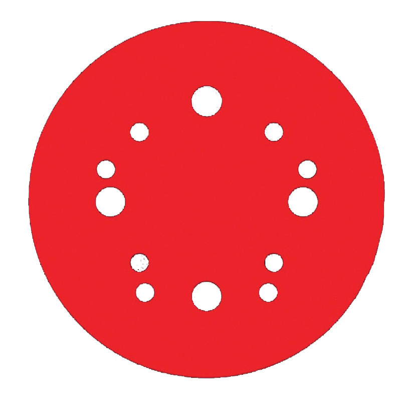 Diablo DCD050100H15G Sanding Disc, 5 in Dia, 100 Grit, Medium, Ceramic Abrasive, 12-Hole