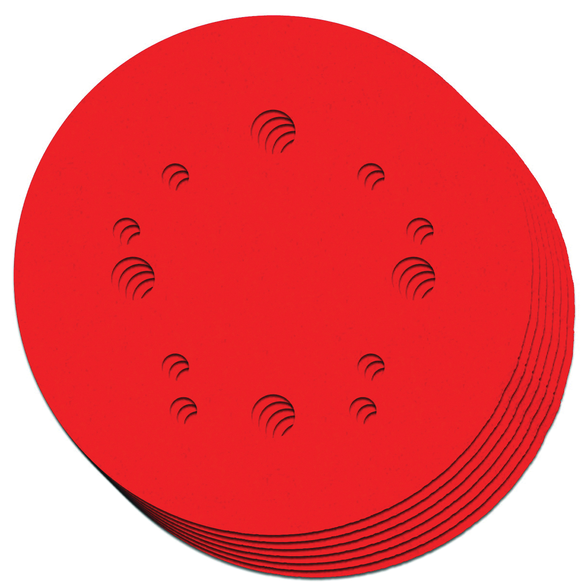 Diablo DCD050VFNH07G Sanding Disc Assorted Pack, 5 in Dia, 80, 150, 220 Grit, Coarse, Ultra Fine, Very Fine, 12-Hole