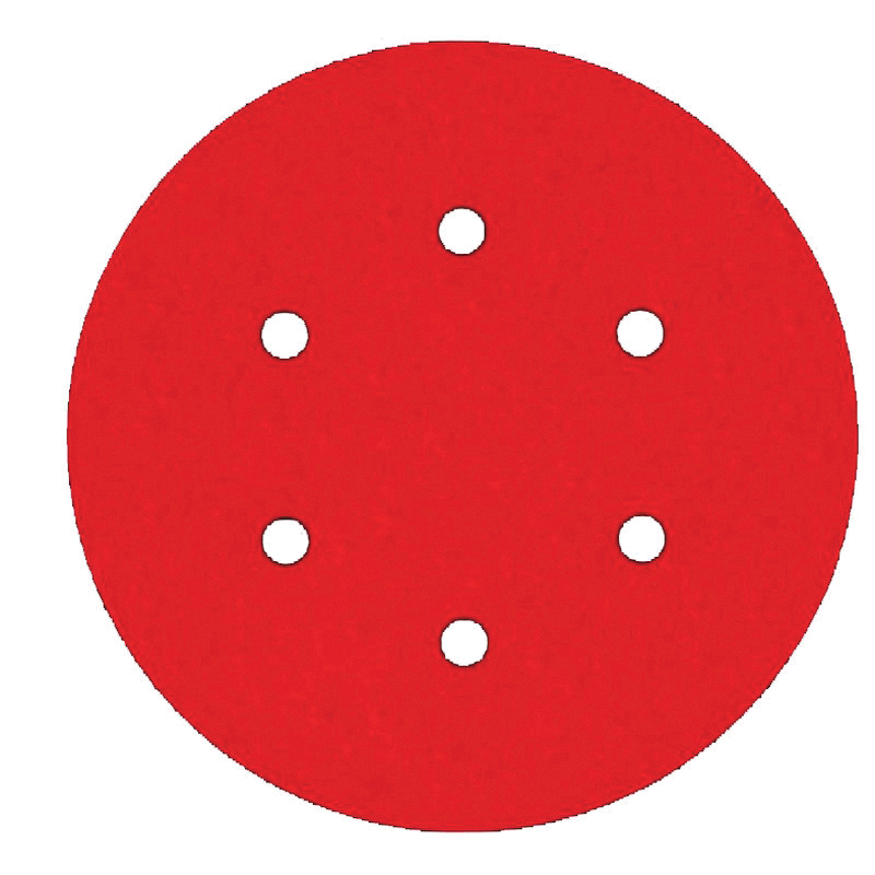 Diablo DCD050150H15G Sanding Disc, 6 in Dia, 150 Grit, Very Fine, Ceramic Abrasive, 6-Hole