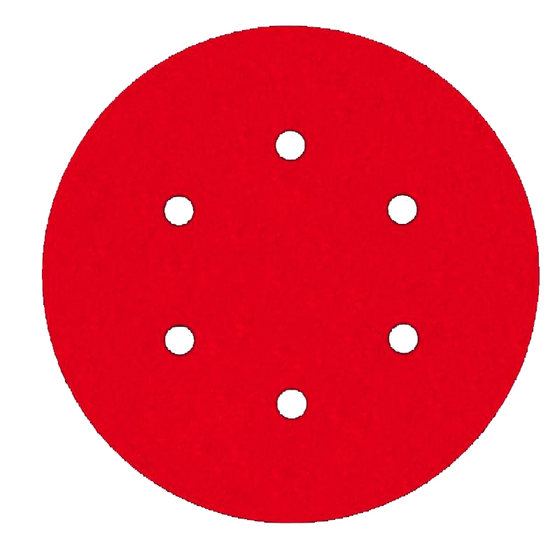 Diablo DCD060060H10G Sanding Disc, 6 in Dia, 60 Grit, Ultra Coarse, Ceramic Abrasive, 6-Hole