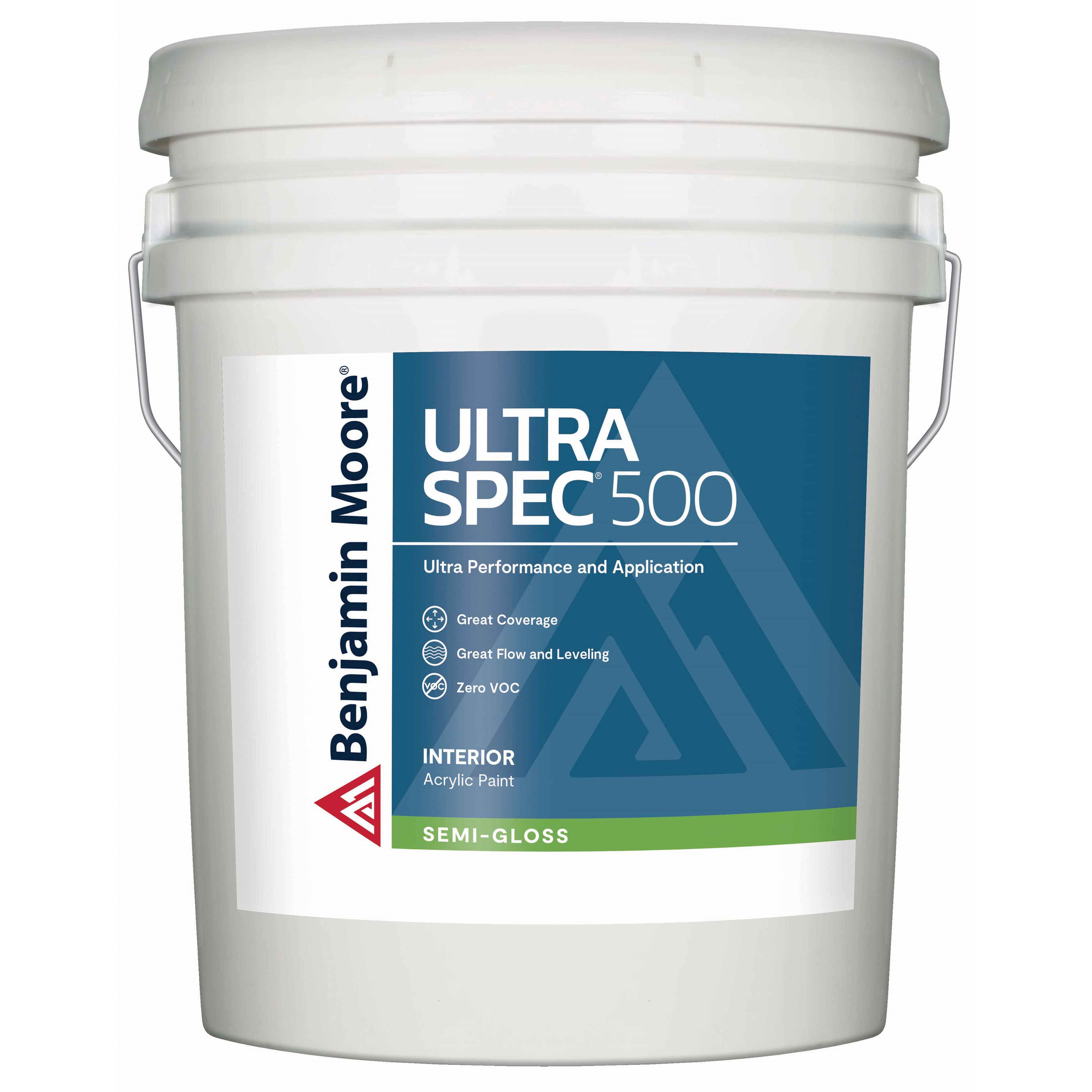 Benjamin Moore Ultra Spec 500 N538 Series N538-2X-001 Interior Paint, Water Base, Eggshell Sheen, Pink Powderpuff, 1 gal