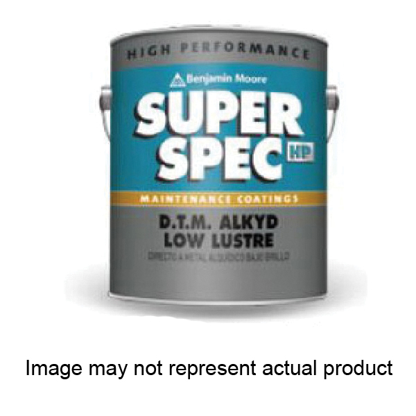 Benjamin Moore Super Spec HP P23 Series P232B-004 DTM Rust Preventative Paint, Low Luster Sheen, Medium Base, 1 qt, Can