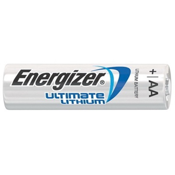 Energizer Ultimate Lithium L91 L91SPB-4 Battery, 1.5 V Battery, 3000 mAh, AA Battery, Lithium, Iron Disulfide