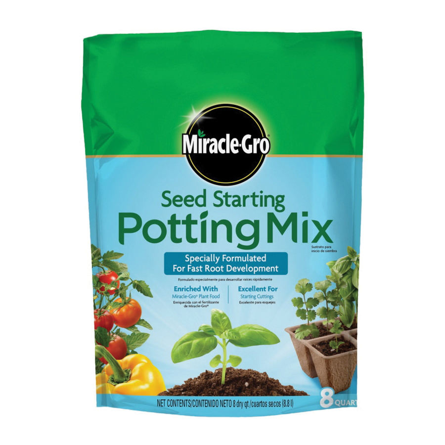 Miracle-Gro 74978500 Potting Soil, Solid, 8 qt