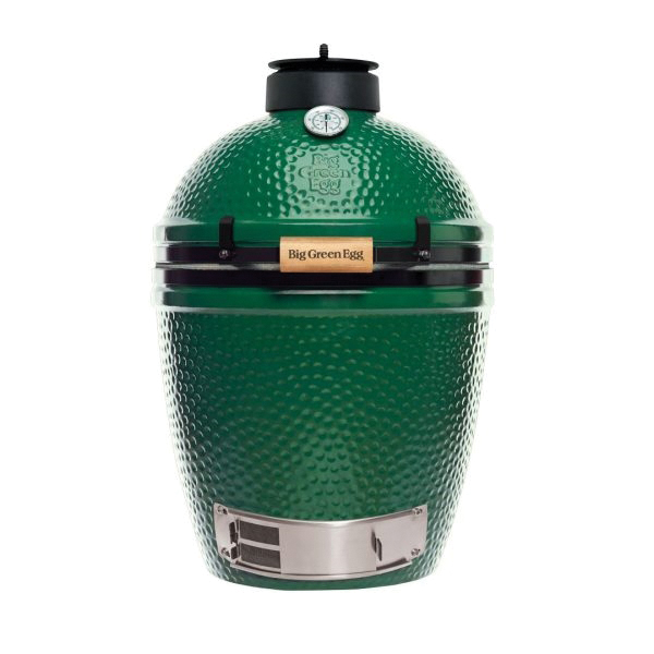 Big Green Egg 117625 Charcoal Grill, 177 sq-in Primary Cooking Surface, Green, Smoker Included: Yes, Ceramic Body