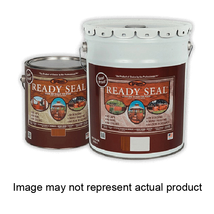 Ready Seal 145 Stain and Sealer, Flat, Burnt Hickory, Liquid, 1 gal