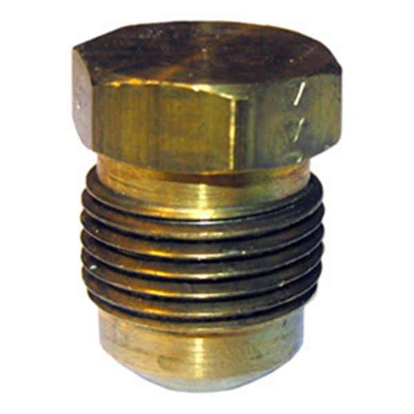 Lasco 17-3957 Pipe Plug, 750 psi Pressure, 5/8 in, Male Flare, Brass
