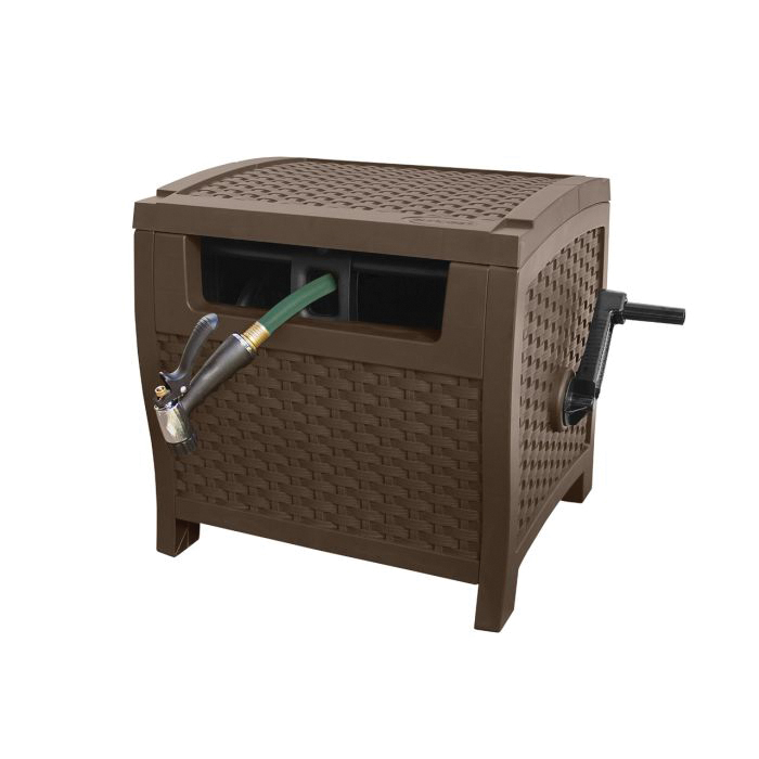 Suncast PTW175 Hose Hideaway, 5/8 in Hose, 175 ft Hose, Resin