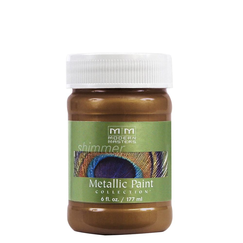 Modern Masters ME204 Metallic Paint, Satin, Antique Bronze, 6 oz