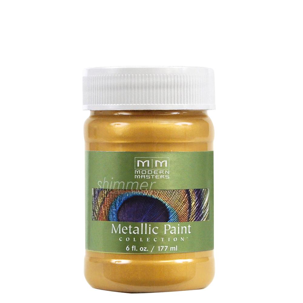 Modern Masters ME658 Metallic Paint, Satin, Gold Rush, 6 oz