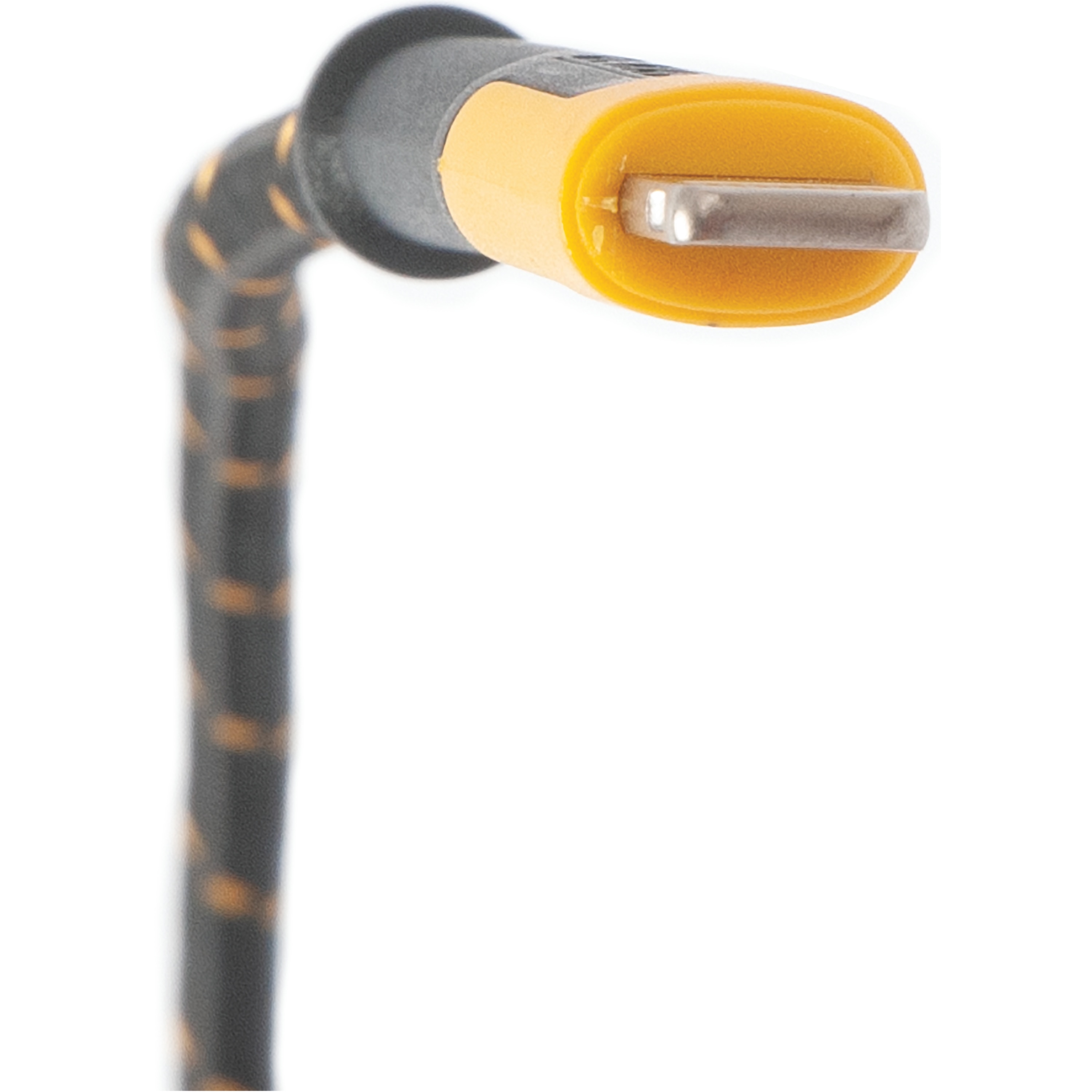 DEWALT 131 1325 DW2 Charger Cable, iOS, USB, Kevlar Fiber Sheath, Black/Yellow Sheath, 6 ft L