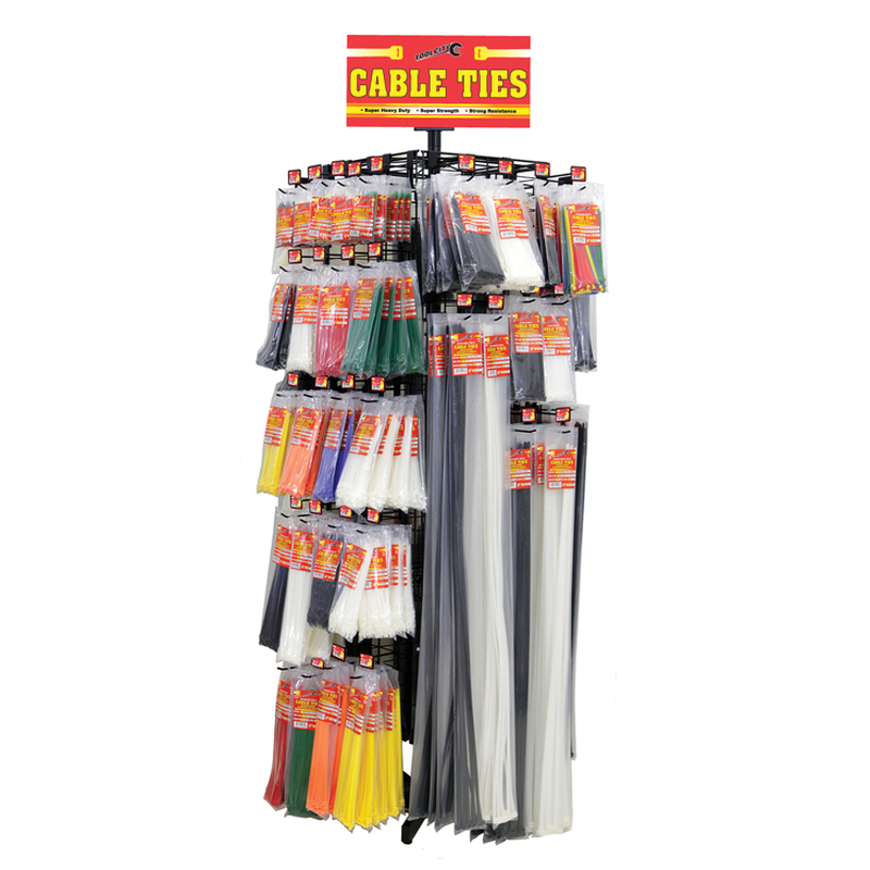 Service Tool 14151 Cable Tie, Black, 7.9 in L, 100/PK