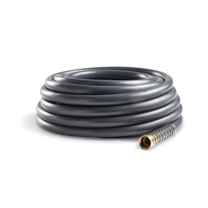 Gilmour Mfg 874751-1001 Garden Hose, 75 ft L, Brass, Gray