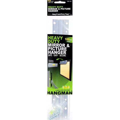 Hillman 121202 Hangman Picture and Mirror Hanging System, Specifications: 100 lb Weight Rating, 12 in L Dimensions