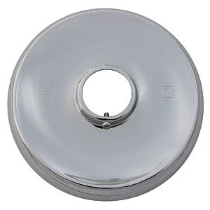 Lasco 03-1697 Tub and Shower Flange, 1-1/4 in ID x 5-1/2 in OD Dia, Metal, Chrome Plated, For: Mixet Tub and Shower