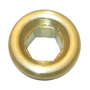 Lasco X-76P Faucet Seat, 5/8-18 Thread, Brass, For: Union Brass Faucets