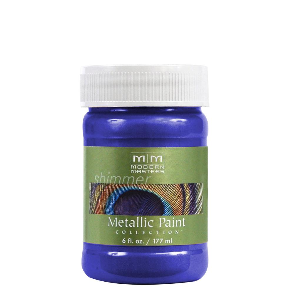 Modern Masters ME429 Metallic Paint, Satin, Venetian Blue, 6 oz