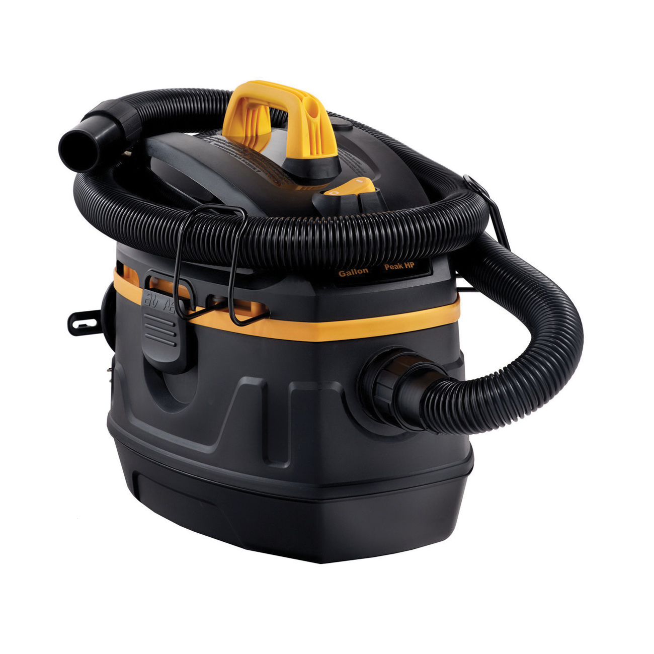 Vacmaster Beast Series VFB511B 0201 Wet and Dry Vacuum, 5 gal, 102 cfm Air, Fine Dust Cartridge, Foam Wet, 5.5 hp, 120 V