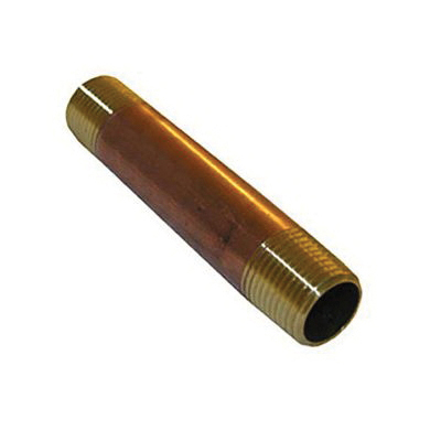 Lasco 26-2220 Pipe Nipple, 1/4 in, Brass, SCH 40 Schedule, 150 psi Pressure, 6 in L