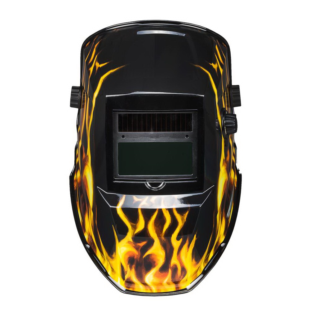 Forney Scorch Series 55859 ADF Welding Helmet, 5-Point Ratchet Harness Headgear, UV/IR Lens, 3.62 x 1.65 in Viewing