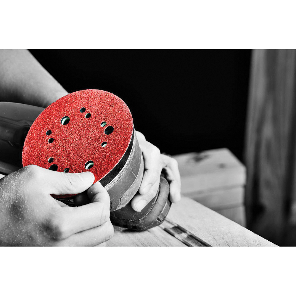 Diablo DCD050220H15G Sanding Disc, 5 in Dia, Coated, Grain, 220 Grit, Ultra Fine, Ceramic Abrasive, Paper Backing