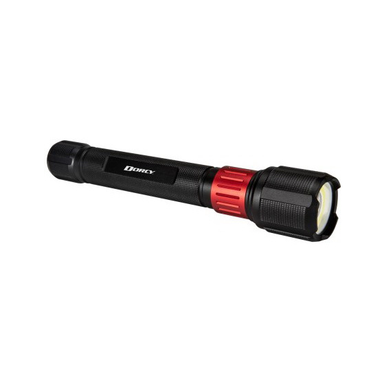 Dorcy Ultra Series 41-4328 Rechargeable Flashlight with Powerbank, 4000 mAh, Lithium-Ion Battery, LED Lamp, Black