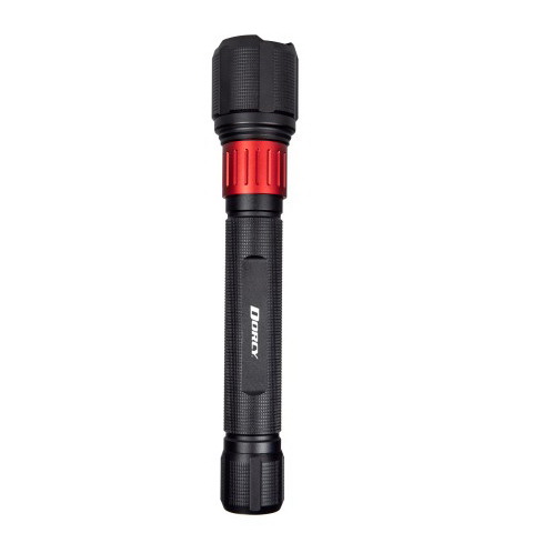 Dorcy Ultra Series 41-4328 Rechargeable Flashlight with Powerbank, 4000 mAh, Lithium-Ion Battery, LED Lamp, Black