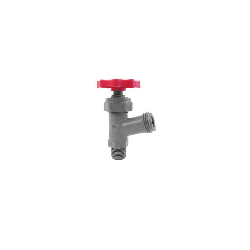 Lasco 06-6506 Boiler Drain Valve, 1/2 in Connection, MIP, Polyester Body