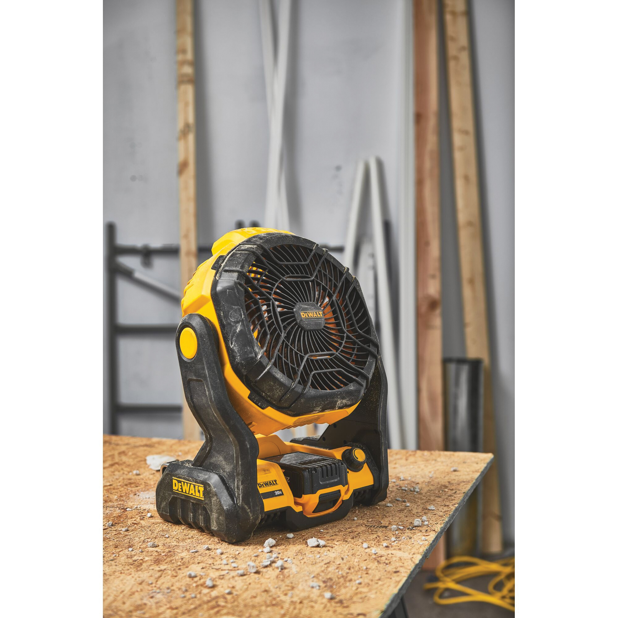 DEWALT 20V MAX Series DCE512B Cordless Jobsite Fan, Tool Only, 20 V, 5 Ah, 650 cfm Air
