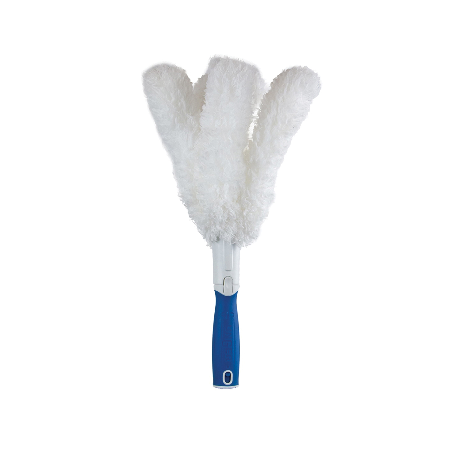 Unger 989400 Feather Duster, 2 in Head, Microfiber Head, 6 in L Handle, White