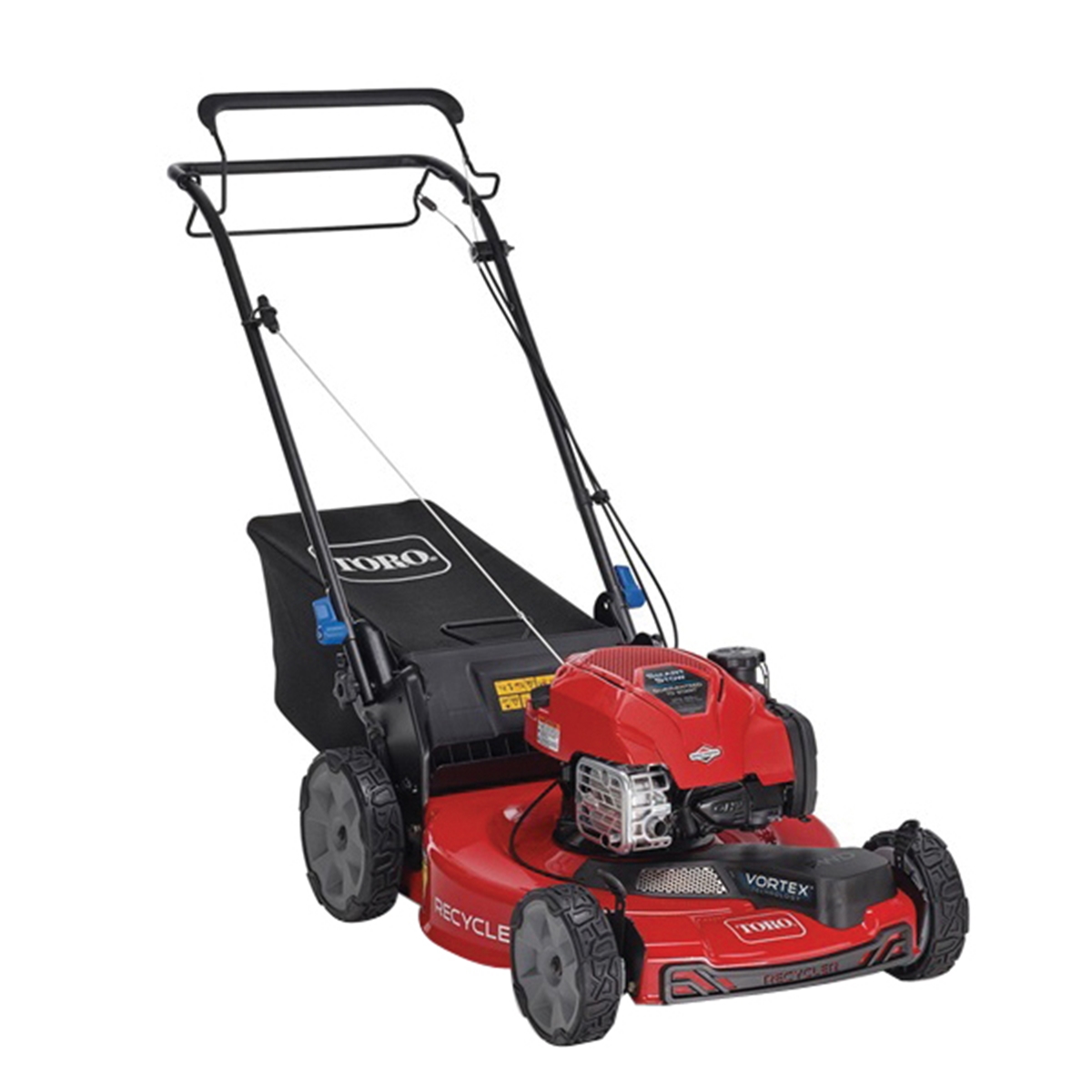 Toro Recycler Smartstow Series 21445 Lawn Mower, 150 cc Engine Displacement, 22 in W Cutting, 1-Blade, Recoil Start