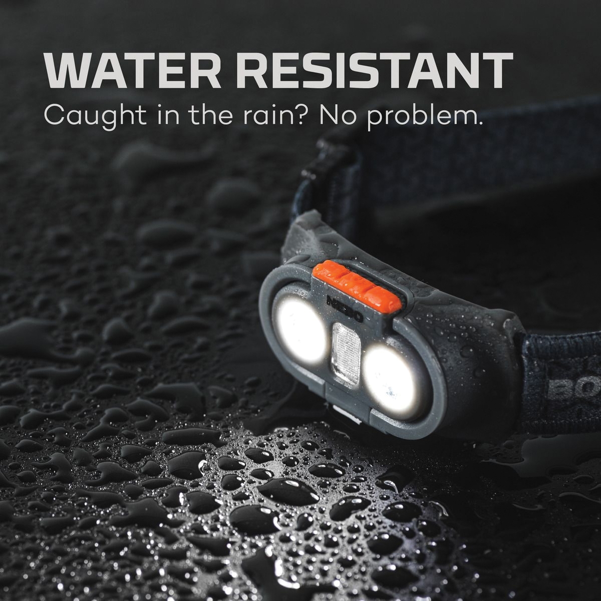Nebo EINSTEIN NEB-HLP-0009 Headlamp, AAA Battery, Alkaline Battery, LED Lamp, 750, 3 to 278 ft Beam Distance, Gray
