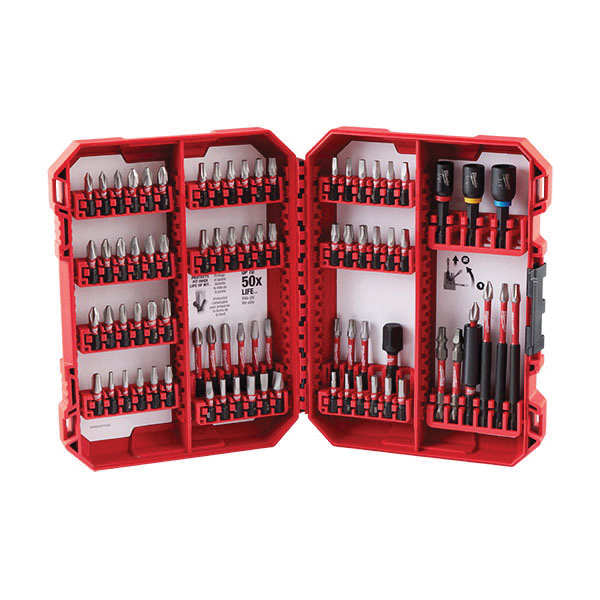 Milwaukee SHOCKWAVE Impact Duty 48-32-4094 Driver Bit Set, 80-Piece, All-Purpose, Steel