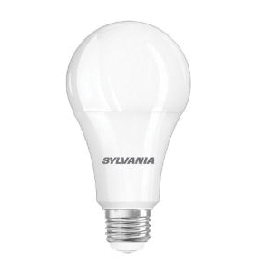 Sylvania 41928 LED Bulb, 3-Way, A21 Lamp, 150 W Equivalent, E26 Medium Lamp Base, Non-Dimmable, Frosted, Daylight