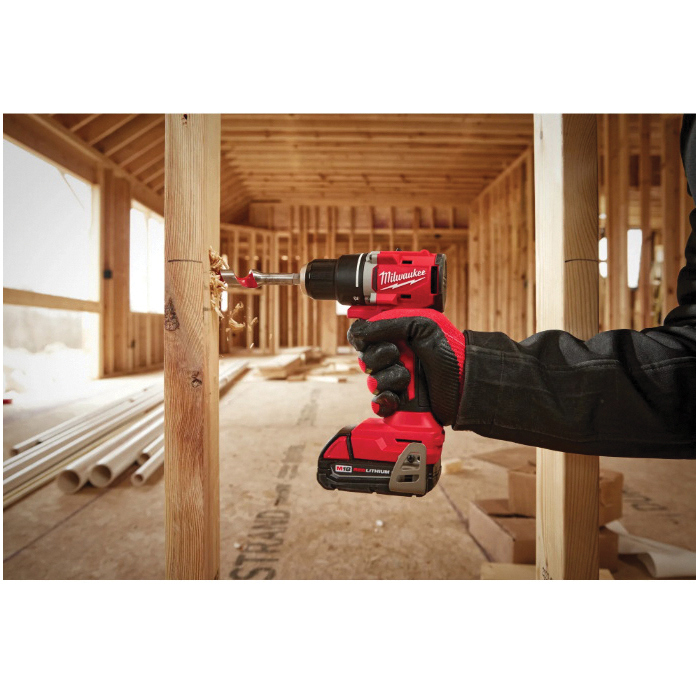 Milwaukee M18 3601-22CT Drill/Driver Kit, Battery Included, 18 V, 1/2 in Chuck, Keyless Chuck