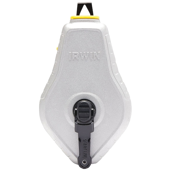 Irwin STRAIT-LINE IWHT48441RC Classic Chalk Reel, 100 ft L Line, 1:1 Gear Ratio