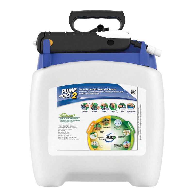 Roundup 5375304 Weed and Grass Killer, Liquid, 1.33 gal