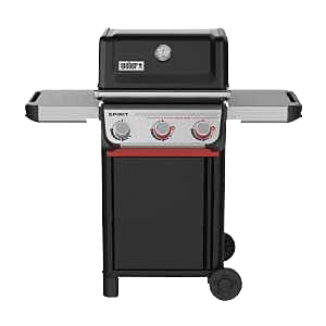 Weber Spirit E-325 Series 1500789 Gas Grill, 31,000 Btu/hr BTU, Liquid Propane, 3-Burner, Smoker Included: No, Black