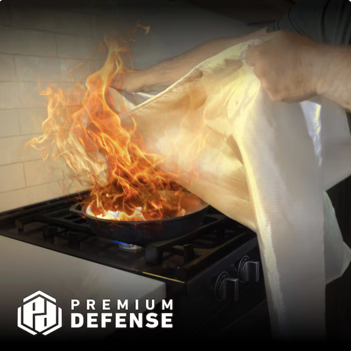 Premium Defense 40inx40in Fire Blanket