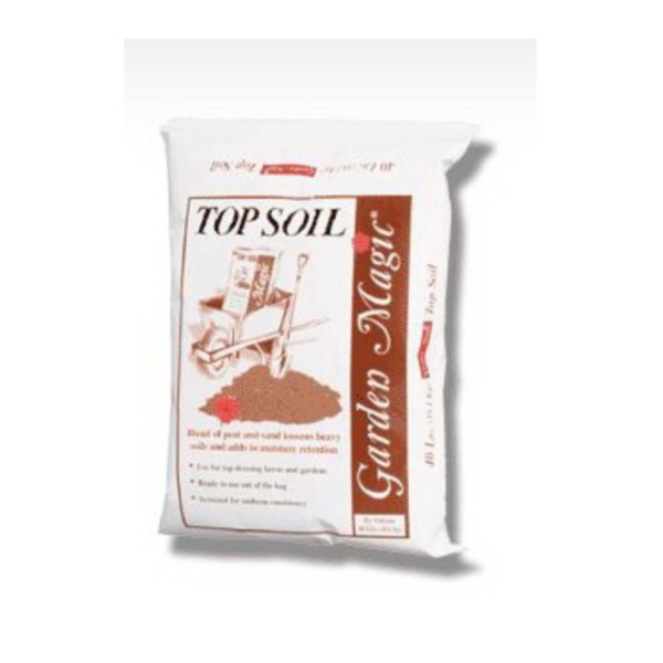 Garden Magic 5540 Top Soil, Dark Brown/Light Brown, 40 lb Bag