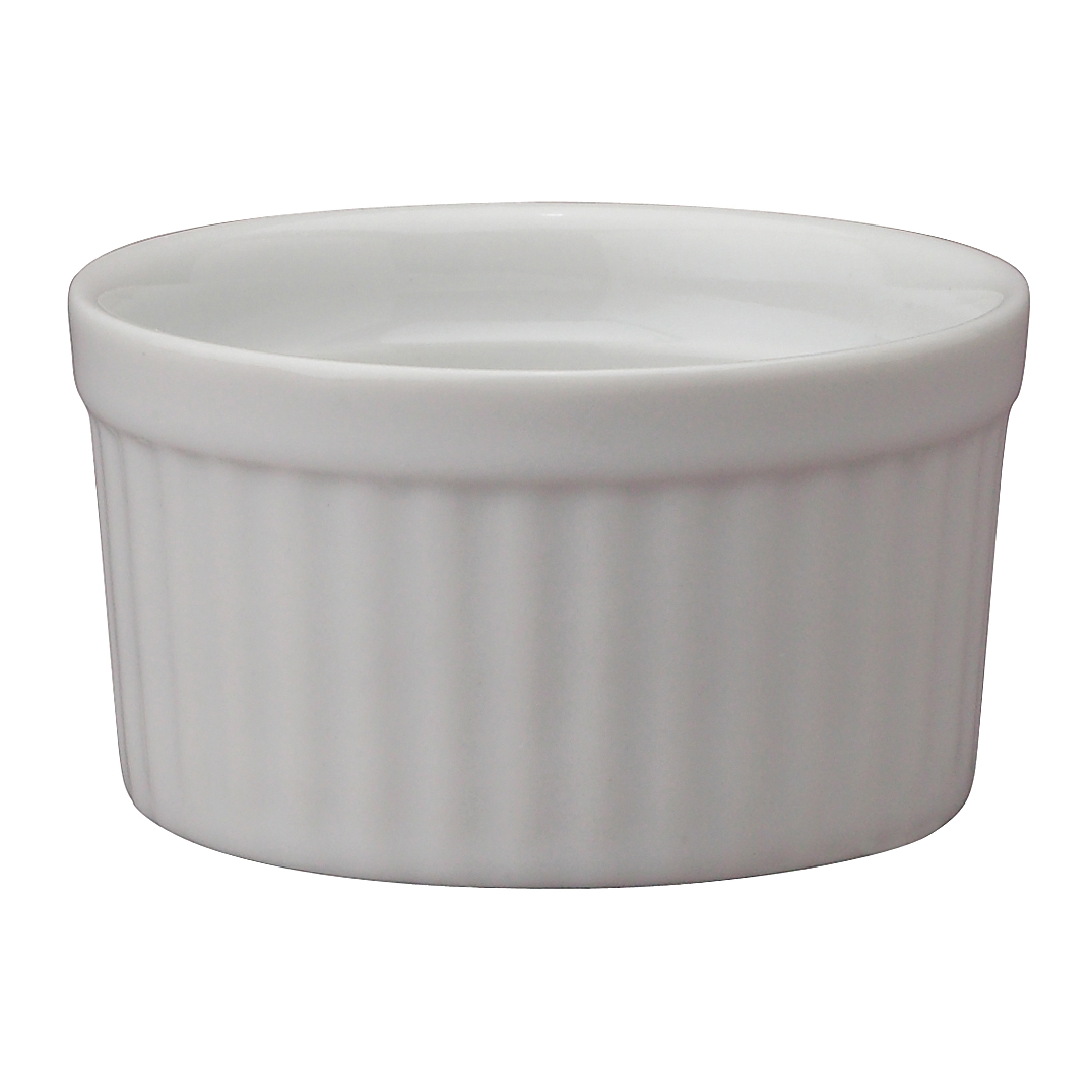 HIC 98002 Ramekin, 2 oz Capacity, Porcelain, White
