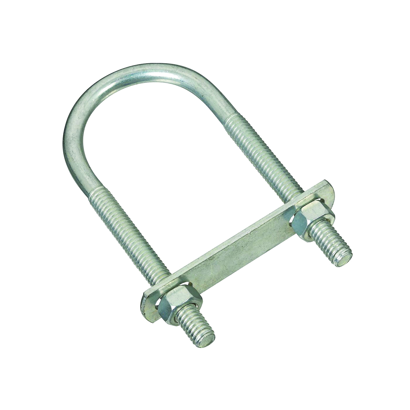National Hardware N222-158 U-Bolt, 5/16-18 Thread, 2-1/4 in L Thread, Steel, Zinc-Plated