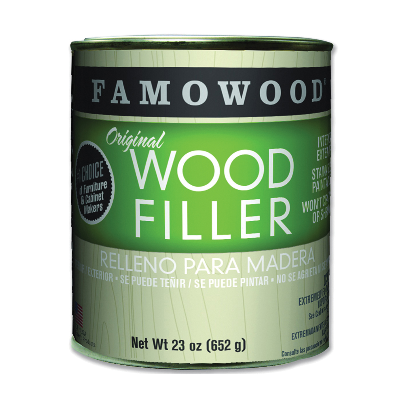 Famowood 36021124 Original Wood Filler, Liquid, Paste, Maple, 24 oz Can