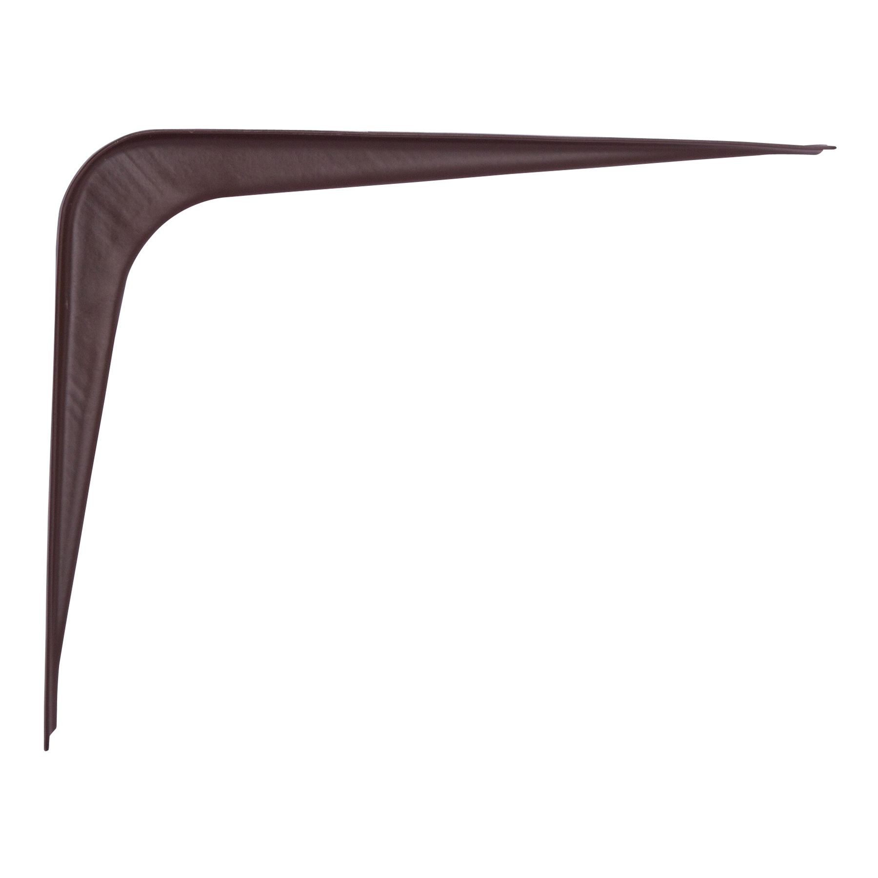 ProSource 21138CHO-PS Shelf Bracket, 65 lb/Pair, 6 in L, 5 in H, Steel, Chocolate
