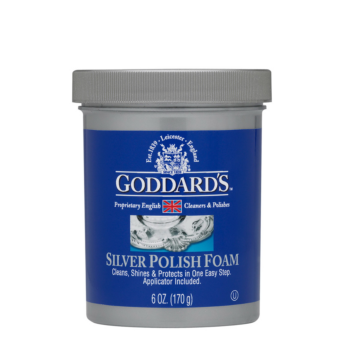 Goddard's 707085 Silver Polish Foam, 6 oz, Paste, Chemical, Slight Sulfur, Reddish Brown