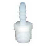 Lasco 19-9667 Pipe Adapter, 1/4 x 1/2 in, Insert x MIP, Nylon